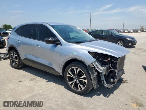 2022 Ford Escape SE with VIN 1FMCU0G67NUA10726, listed as a Copart auction lot 59882605 with 79,039 mi miles and Salvage title. Bid and sale history available at DreamBid. Image 4.