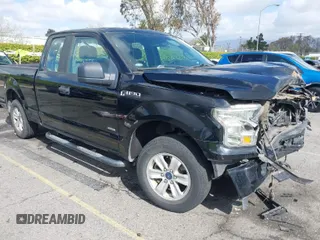 2017 Ford F-150 XL with VIN 1FTEX1CP3HKC18840, listed as a IAAI auction lot 41929464 with 1 mi miles. Bid and sale history available at carsss.com. Image 1.