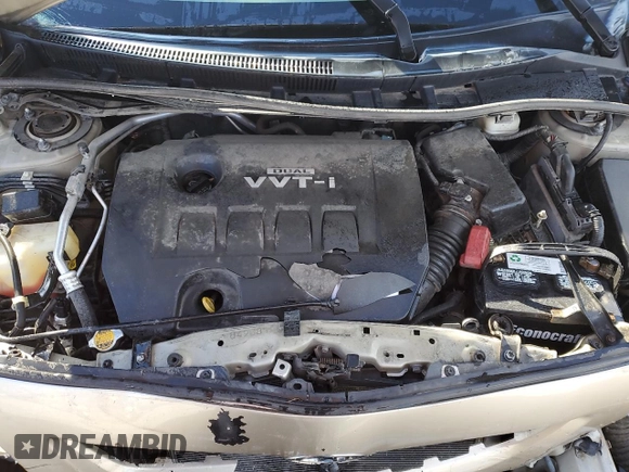 2010 Toyota Corolla with VIN 2T1BU4EE1AC359728, listed as a Copart auction lot 84705404 with 136,027 mi miles and Salvage Title. Bid and sale history available at carsss.com. Image 11.