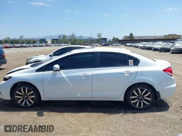 2014 Honda Civic Sedan EX-L with VIN 19XFB2F9XEE207189, listed as a IAAI auction lot 42095593 with 149,673 mi miles. Bid and sale history available at carsss.com. Image 15.
