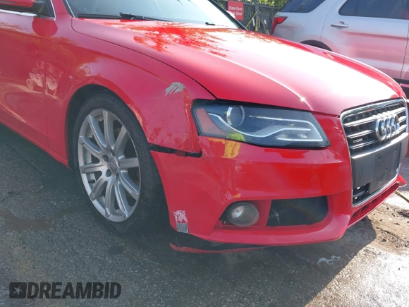 2009 Audi A4 Premium Plus with VIN WAUSF78K39N057389, listed as a IAAI auction lot 42389244 with 216,511 mi miles and . Bid and sale history available at DreamBid. Image 6.