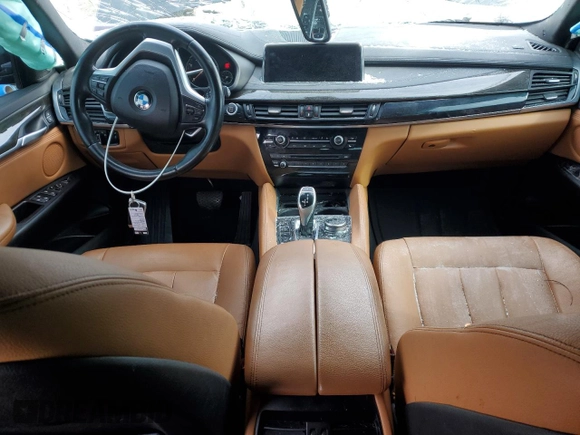 2017 BMW X6 xDrive35i with VIN 5UXKU2C35H0U29823, listed as a Copart auction lot 46106815 with 112,258 mi miles and Salvage Title. Bid and sale history available at carsss.com. Image 8.