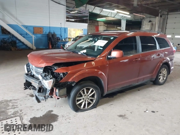 2014 Dodge Journey SXT z VIN 3C4PDDBG7ET173514, wystawiony jako IAAI lot #42305881 z przebiegiem 208 577 mil mil oraz . Historia ofert i sprzedaży dostępna na DreamBid. Obrazek 2.