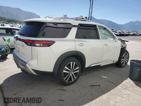 2024 Nissan Pathfinder Platinum with VIN 5N1DR3DJ0RC306862, listed as a Copart auction lot 63416195 with Not provided miles and Salvage title. Bid and sale history available at DreamBid. Image 3.