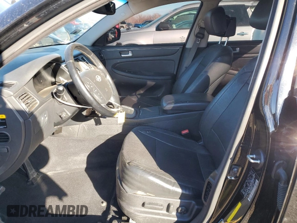 2013 Hyundai Genesis 3.8L with VIN KMHGC4DD0DU227354, listed as a Copart auction lot 46802225 with 157,652 mi miles and Salvage Title. Bid and sale history available at carsss.com. Image 7.