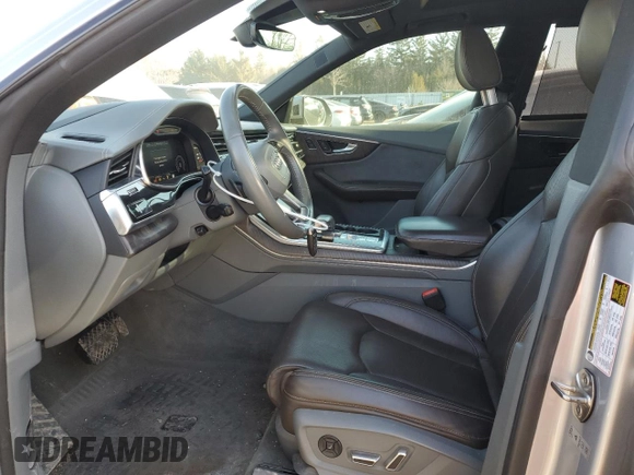 2019 Audi Q8 Prestige with VIN WA1FVAF13KD036479, listed as a Copart auction lot 46460035 with 121,107 mi miles and Salvage title. Bid and sale history available at DreamBid. Image 7.