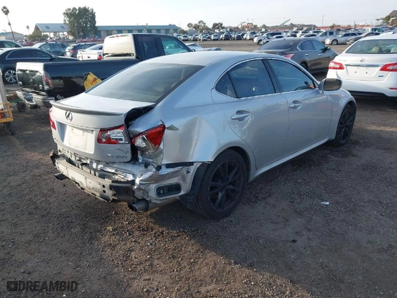 2006 Lexus IS 350 Auto with VIN JTHBE262262002472, listed as a IAAI auction lot 41608722 with 226,394 mi miles. Bid and sale history available at carsss.com. Image 4.