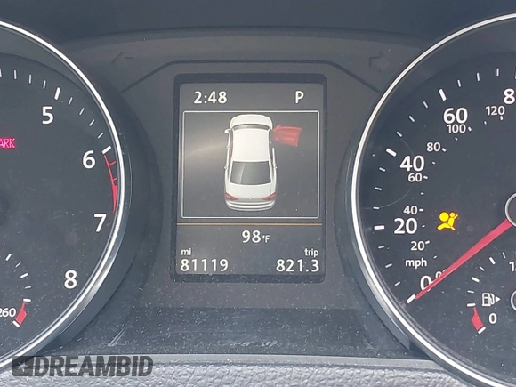 2019 Volkswagen Passat 2.0T Wolfsburg Edition with VIN 1VWLA7A35KC011084, listed as a IAAI auction lot 40385111 with 81,119 mi miles. Bid and sale history available at carsss.com. Image 15.