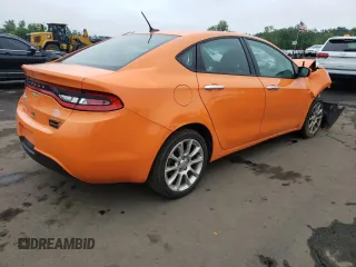 2013 Dodge Dart Limited with VIN 1C3CDFCA0DD320236, listed as a Copart auction lot 59995365 with 105,960 mi miles and Salvage title. Bid and sale history available at DreamBid. Image 3.