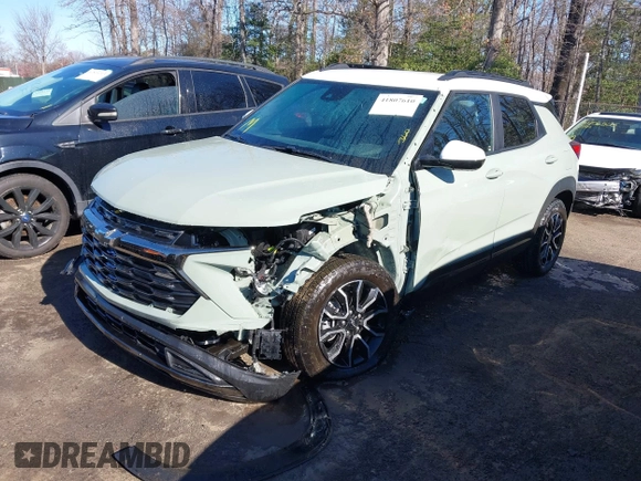 2024 Chevrolet TrailBlazer ACTIV with VIN KL79MSSL2RB091401, listed as a IAAI auction lot 41807610 with 9,610 mi miles and . Bid and sale history available at DreamBid. Image 18.