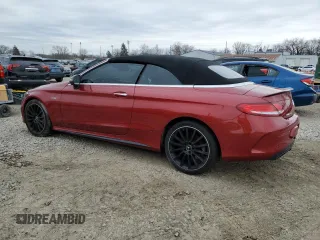2018 Mercedes-Benz C 43 AMG with VIN WDDWK6EB5JF677695, listed as a Copart auction lot 43437935 with 59,768 mi miles and Salvage title. Bid and sale history available at DreamBid. Image 2.