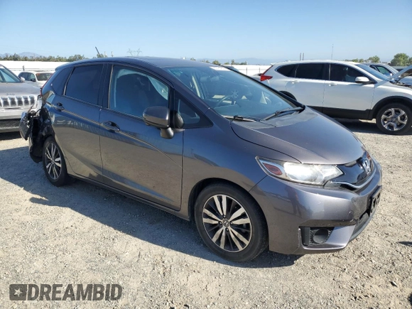 2017 Honda Fit EX-L with VIN JHMGK5H83HS008303, listed as a Copart auction lot 60751815 with 58,700 mi miles and Salvage title. Bid and sale history available at DreamBid. Image 4.