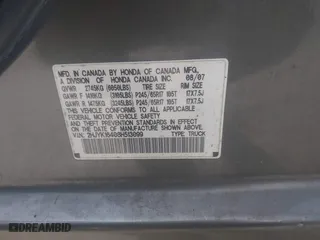 2008 Honda Ridgeline RTS with VIN 2HJYK16408H513099, listed as a IAAI auction lot 41829456 with 223,045 mi miles. Bid and sale history available at carsss.com. Image 9.