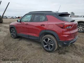 2021 Chevrolet TrailBlazer RS with VIN KL79MTSL0MB146636, listed as a Copart auction lot 45193655 with 67,219 mi miles and Salvage Title. Bid and sale history available at carsss.com. Image 2.