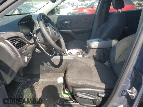 2019 Jeep Cherokee Latitude with VIN 1C4PJLCB9KD405991, listed as a Copart auction lot 56680625 with 123,008 mi miles and Salvage title. Bid and sale history available at DreamBid. Image 7.