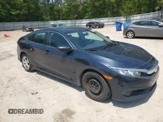2017 Honda Civic LX z VIN 19XFC2F55HE026662, wystawiony jako Copart lot #55019905 z przebiegiem 81 075 mil mil oraz Szkoda całkowita • Salvage title. Historia ofert i sprzedaży dostępna na DreamBid. Obrazek 4.