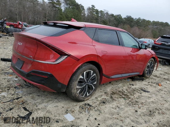 2024 Kia EV6 GT-Line with VIN KNDC44LA5R5169413, listed as a Copart auction lot 86219244 with 9,753 mi miles and Salvage Title. Bid and sale history available at carsss.com. Image 3.