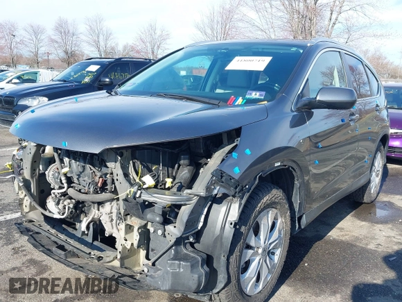2013 Honda CR-V EX-L with VIN 2HKRM4H75DH660774, listed as a IAAI auction lot 41800719 with 166,647 mi miles. Bid and sale history available at carsss.com. Image 20.