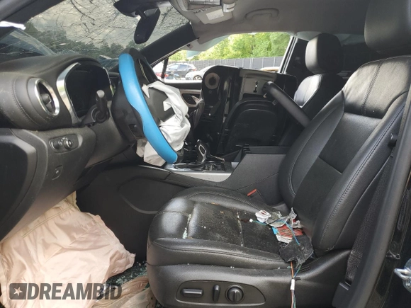 2021 Chevrolet Blazer LT with VIN 3GNKBJRS8MS572047, listed as a Copart auction lot 55783135 with 96,744 mi miles and Salvage title. Bid and sale history available at DreamBid. Image 7.