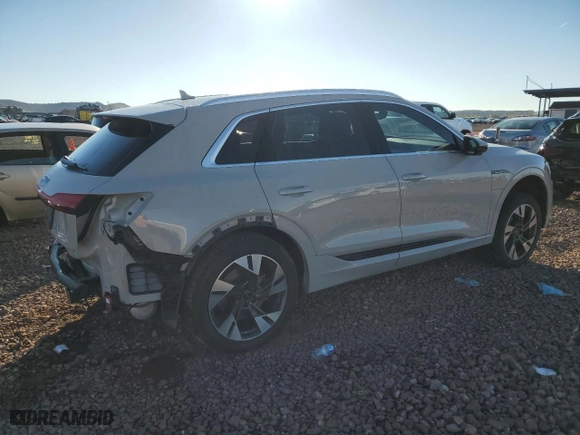 2021 Audi e-tron Prestige with VIN WA1VABGE3MB027942, listed as a Copart auction lot 40094494 with 17,593 mi miles. Bid and sale history available at carsss.com. Image 3.
