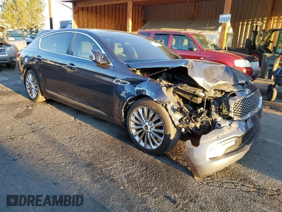 2015 Kia K900 Luxury with VIN KNALW4D45F6018058, listed as a Copart auction lot 49468845 with 150,899 mi miles and Clean title. Bid and sale history available at DreamBid. Image 4.