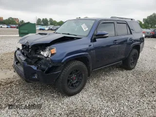 2019 Toyota 4Runner SR5 z VIN JTEBU5JR9K5728571, wystawiony jako Copart lot #57761505 z przebiegiem 81 706 mil mil oraz Szkoda całkowita • Salvage title. Historia ofert i sprzedaży dostępna na DreamBid. Obrazek 1.