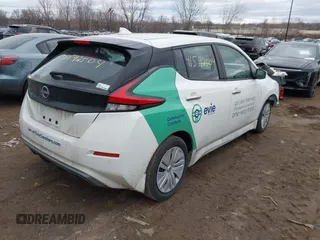 2023 Nissan LEAF S with VIN 1N4AZ1BV7PC551730, listed as a IAAI auction lot 41592504 with 17,423 mi miles and . Bid and sale history available at DreamBid. Image 4.