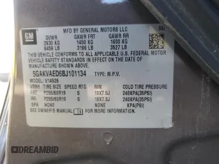 2011 Buick Enclave CX with VIN 5GAKVAED6BJ101134, listed as a Copart auction lot 84934914 with Not Provided miles and Salvage Title. Bid and sale history available at carsss.com. Image 13.