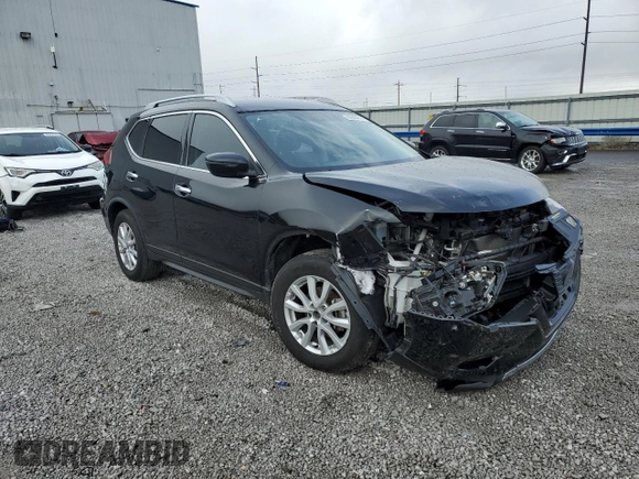 2018 Nissan Rogue SV with VIN JN8AT2MT1JW450920, listed as a Copart auction lot 86384014 with 57,589 mi miles and Salvage Title. Bid and sale history available at carsss.com. Image 4.