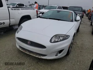 2014 Jaguar XK with VIN SAJWA4GB0ELB53770, listed as a Copart auction lot 74255294 with 0 mi miles and Salvage Title. Bid and sale history available at carsss.com. Image 1.