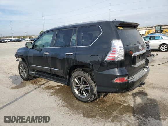 2019 Lexus GX with VIN JTJJM7FX5K5219254, listed as a Copart auction lot 42675534 with 130,800 mi miles and Salvage Title. Bid and sale history available at carsss.com. Image 2.