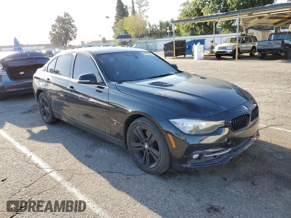 2017 BMW 3 Series 330e iPerformance with VIN WBA8E1C36HA030087, listed as a Copart auction lot 51918735 with 122,240 mi miles and Clean Title. Bid and sale history available at carsss.com. Image 4.