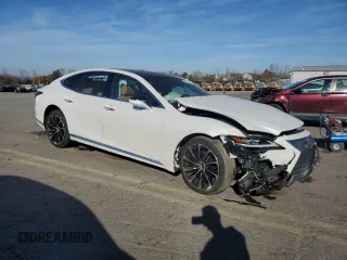 2023 Lexus LS with VIN JTHG5LGF5P5011325, listed as a Copart auction lot 78655614 with Not provided miles and Salvage title. Bid and sale history available at DreamBid. Image 4.
