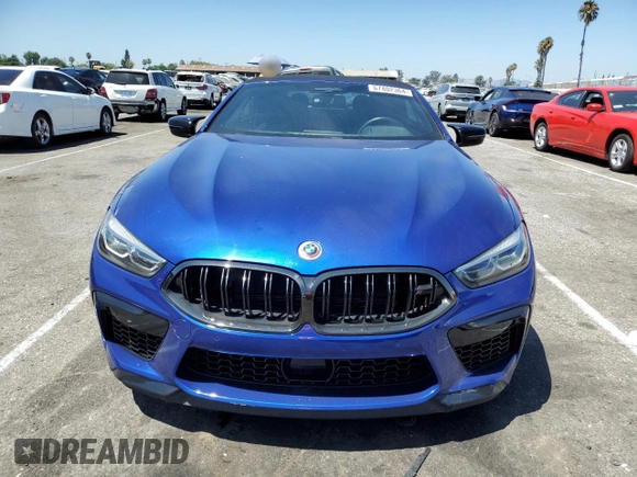 2020 BMW M8 Competition z VIN WBSDZ0C09LCD82160, wystawiony jako Copart lot #67402364 z przebiegiem 18 584 mil mil oraz Szkoda całkowita • Salvage title. Historia ofert i sprzedaży dostępna na DreamBid. Obrazek 5.