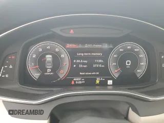2019 Audi A7 Premium Plus with VIN WAUU2AF22KN031814, listed as a Copart auction lot 66611834 with 37,315 mi miles and Salvage Title. Bid and sale history available at carsss.com. Image 9.