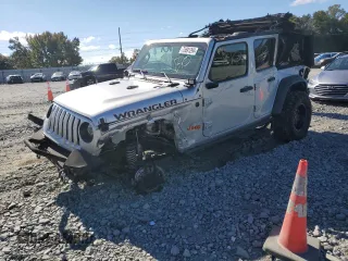 2022 Jeep Wrangler Unlimited Willys with VIN 1C4HJXDN6NW225462, listed as a Copart auction lot 75691294 with Not Provided miles and Salvage Title. Bid and sale history available at DreamBid. Image 1.