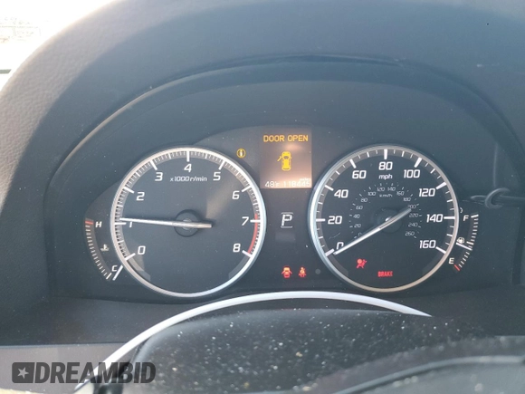 2015 Acura RDX Tech Pkg with VIN 5J8TB4H56FL006697, listed as a Copart auction lot 43624794 with 118,445 mi miles. Bid and sale history available at carsss.com. Image 9.