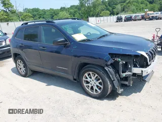 2016 Jeep Cherokee Sport with VIN 1C4PJLAB6GW258396, listed as a IAAI auction lot 42493650 with 87,498 mi miles and . Bid and sale history available at DreamBid. Image 1.