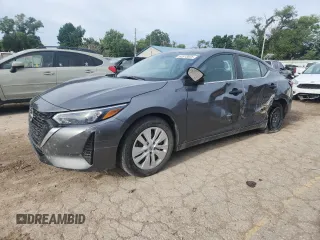 2024 Nissan Sentra S with VIN 3N1AB8BV1RY267126, listed as a Copart auction lot 63518005 with 19,886 mi miles and Salvage title. Bid and sale history available at DreamBid. Image 1.