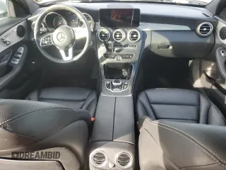 2020 Mercedes-Benz C with VIN W1KWF8DB7LR575902, listed as a Copart auction lot 42640315 with 91,293 mi miles and Salvage Title. Bid and sale history available at carsss.com. Image 8.