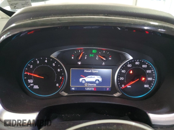 2020 Chevrolet Traverse LT Cloth with VIN 1GNERGKW7LJ324204, listed as a Copart auction lot 59526775 with 125,373 mi miles and Salvage title. Bid and sale history available at DreamBid. Image 9.