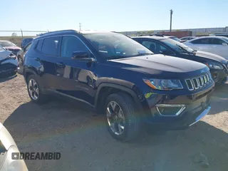 2019 Jeep Compass Limited z VIN 3C4NJDCBXKT842132, wystawiony jako IAAI lot #40894004 z przebiegiem 47 852 mil mil oraz . Historia ofert i sprzedaży dostępna na DreamBid. Obrazek 1.