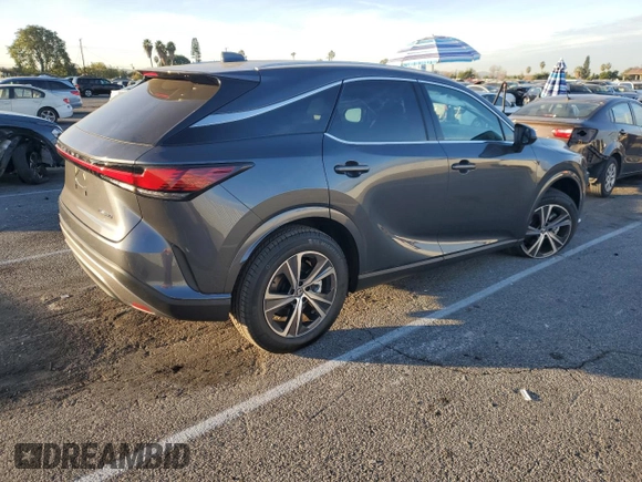 2025 Lexus RX 350 with VIN 2T2BAMBA0SC052350, listed as a Copart auction lot 84673124 with 528 mi miles and Salvage title. Bid and sale history available at DreamBid. Image 3.