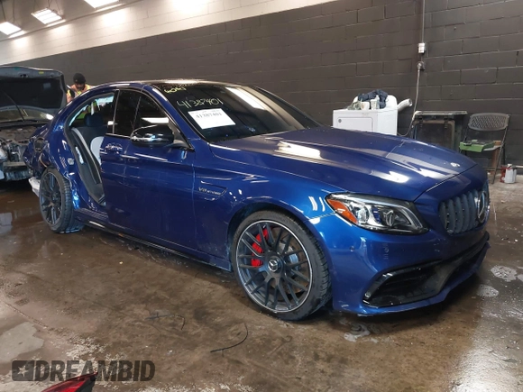 2021 Mercedes-Benz C with VIN W1KWF8HBXMR647994, listed as a IAAI auction lot 41387401 with 13,099 mi miles and . Bid and sale history available at DreamBid. Image 1.