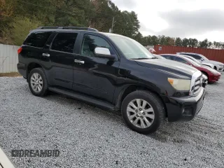 2008 Toyota Sequoia Platinum with VIN 5TDZY67A28S014055, listed as a Copart auction lot 81816774 with 268,293 mi miles and Salvage Title. Bid and sale history available at carsss.com. Image 4.