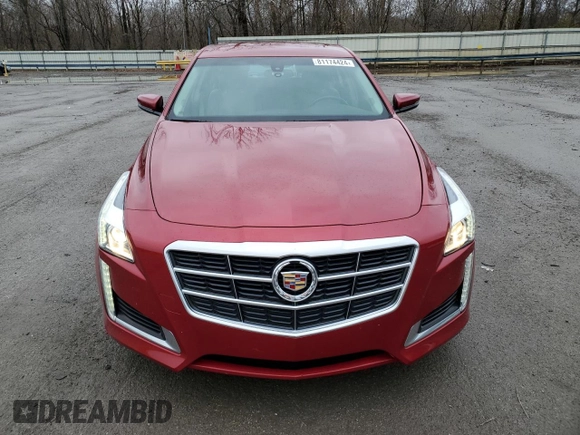 2014 Cadillac CTS AWD with VIN 1G6AW5SX5E0161092, listed as a Copart auction lot 81174424 with 61,972 mi miles and Salvage title. Bid and sale history available at DreamBid. Image 5.