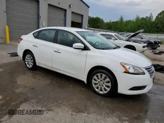 2015 Nissan Sentra S with VIN 3N1AB7AP1FY301302, listed as a Copart auction lot 53671685 with 71,041 mi miles and Salvage Title. Bid and sale history available at carsss.com. Image 4.