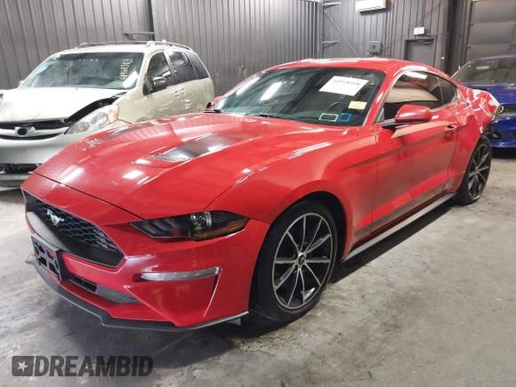 2020 Ford Mustang EcoBoost with VIN 1FA6P8TH2L5153353, listed as a IAAI auction lot 42018068 with 40,562 mi miles. Bid and sale history available at carsss.com. Image 20.
