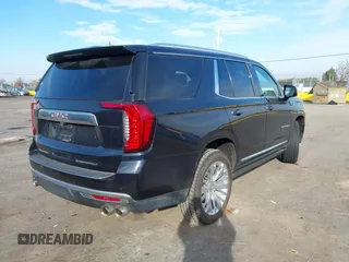 2021 GMC Yukon Denali with VIN 1GKS2DKL5MR144814, listed as a IAAI auction lot 40984358 with 1 mi miles. Bid and sale history available at carsss.com. Image 4.
