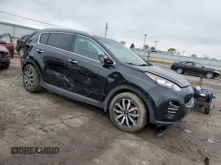 2017 Kia Sportage EX with VIN KNDPNCAC7H7151575, listed as a Copart auction lot 55811405 with 185,728 mi miles and Salvage title. Bid and sale history available at DreamBid. Image 4.